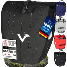 Valkental ValkBasic Fahrrad-Gepäckträgertasche 20 L schwarz