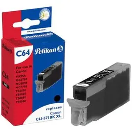 Pelikan C64 kompatibel zu Canon CLI-571XL BK schwarz
