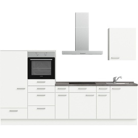 nobilia® elements Küchenzeile »" basic"«, vormontiert, Ausrichtung wählbar, Breite 300 cm, ohne E-Geräte