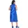 Ulla Popken Cocktailkleid Midikleid Blau 50