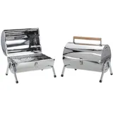 Edelstahl-Grilltonne BBQ Grill Camping Grill