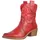 Elara Damen Stiefeletten Cowboy Boots Chunkyrayan 301-A31P Red PU-38 - 38 EU