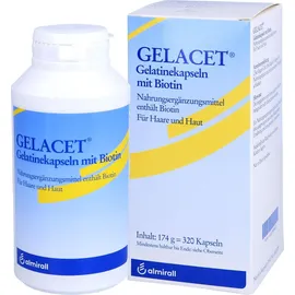 ALMIRALL HERMAL GMBH Gelacet Gelatinekapseln mit Biotin 320 St.