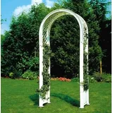 KHW Rosenbogen 100 x 43 x 207 cm Weiß