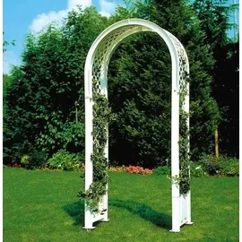 KHW Rosenbogen 100 x 43 x 207 cm Weiß