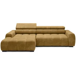 Ecksofa Bull Stoff Orange Amber