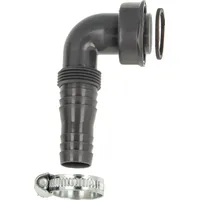 tecuro 90° Geräteanschlusstülle 1 Zoll Siphon