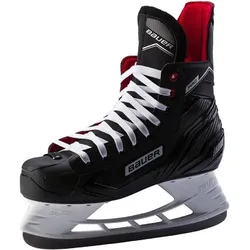 BAUER Kinder Eishockey-Schlittschuhe "Pro Skate, Schwarz/Weiß/Rot, 35