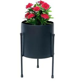 DanDiBo Ambiente Blumenhocker 32 x 32 cm Schwarz