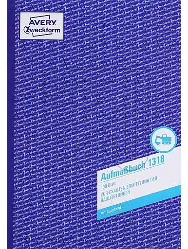 Zweckform Aufmaßbuch 100 Blatt