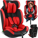 KIDIZ® Autokindersitz Kinderautositz Gruppe 1+2+3 9-36 kg 5-Punkt-Sicherheitsgurt, Autositz, Kindersitz, Einstellbare Kopfstütze, Mitwachsende Sitzerhöhung 1-12 Jahre, Stabil und Sicher