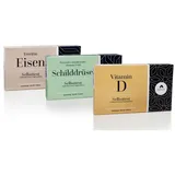 ALLTEST Teststreifen Medizinisches Selbsttest Bundle (Vitamin D + Schilddrüse + Eisen) 3 St.