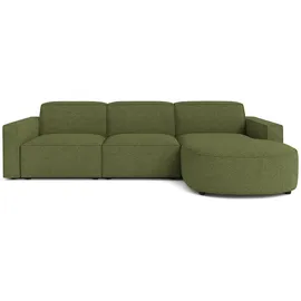 kaiser möbel Ecksofa Cursal Round – modulares L-Sofa mit sanften Rundungen, Einzelsofa, L-Form, modulares System, modernes Design grün