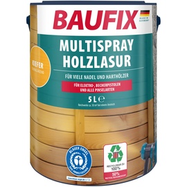 Baufix Multispray Holzlasur 5 Liter, kiefer