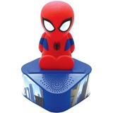 Lexibook BTD80SP Spider Man-Lautsprecher, Leuchtfigur, Bluetooth Lautsprecher mit beleuchteter Figur