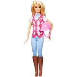 Barbie Mysteries: Das geheimnisvolle Pferdeabenteuer Barbie Malibu“ Puppe mit Reitkleidung und Zubehör
