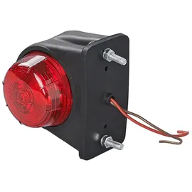 PRO PLUS Umrissleuchte rot/weiß 67 x 78 mm flach