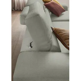 W.Schillig Eckcouch Chenille 3-Sitzer Grau