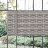 [en.casa] Sichtschutzfolie 35 m x 19 cm grau PVC