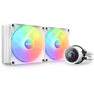 NZXT Kraken 280 RGB, weiß Wasserkühlung für AMD und Intel CPU