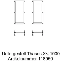 Hoesch Thasos Untergestell 118950