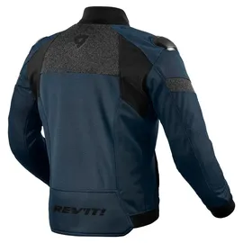 RevIt! Revit Action H2o Motorrad Textiljacke, schwarz/dunkelblau, S