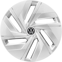 Volkswagen 11A071458WZF Radkappen (4 Stück) Radzierblenden 18 Zoll Stahlfelgen, Silber