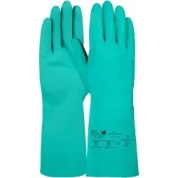 Fitzner Trivex Nitril Chemikalienschutzhandschuh, 33 cm 175-8 , 1 Karton = 144 Paar, Größe 8
