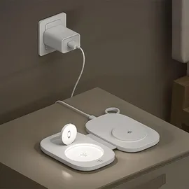 CELLY MAGPOCKET3IN1WH, USB, MagSafe Weiß