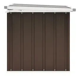 vidaXL Gartenbox Braun 109x67x65 cm