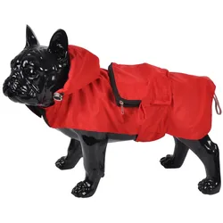Jacke Hund Gr. L rot