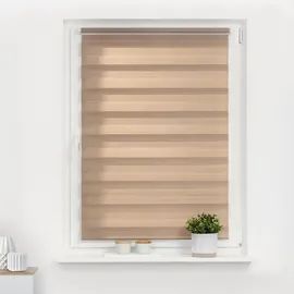 Lichtblick Duo Rollo / Doppelrollo Klemmfix 50 x 150 cm taupe