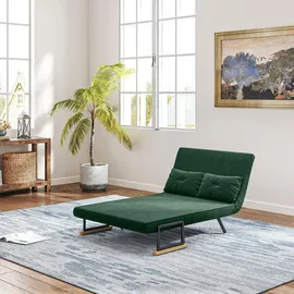 Homcom Schlafcouch Polyester 2-Sitzer Grün