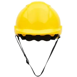 AS Arbeitsschutz Nitras Industrieschutzhelm Head Protect | 1 Helm | Kunststoff gelb