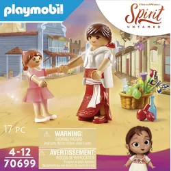 PLAYMOBIL Klein Lucky & Mama Milagro, 4 Jahr(e), Mehrfarbig, Kunststoff