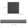 Relaxdays Schieferplatten anthrazit 25,0 x 25,0 cm