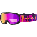Alpina Pheos JR. Q-LITE - Verspiegelte, Kontrastverstärkende Skibrille Mit 100% UV-Schutz Für Kinder, one size