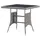vidaXL Gartentisch 80 x 80 x 74 cm Grau