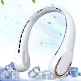 Usb-wiederaufladbarer Tragbarer Nackenventilator, Kleiner, Klingenloser Taschenventilator, Ideal Für Büro Und Sport (r5).