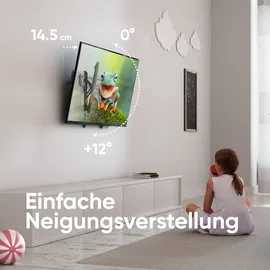 ONKRON TV Wandhalterung 32-70 60 kg, schwarz-weiß