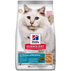 Hills Science Plan Hypoallergenic Adult Katzenfutter mit Ei und Insekt