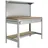 Proregal Werkbank Buffalo mit Werkzeugwand, Schubfach und Ablage HxBxT 84x90x61cm | Traglast 400kg | Verzinkt