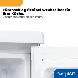 Exquisit KS516-V-040E Kühlschrank (127 l, 855 mm hoch, Weiß)