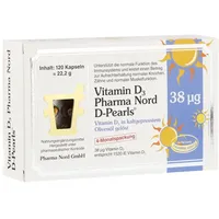 Pharma Nord Vertriebs GmbH Vitamin D3 D-Pearls 38 µg Kapseln 120 St.