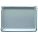Papstar Pappteller eckig 24 cm x 33 cm 125 St. Weiß