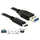 DeLock USB-C auf USB-A 1 m Schwarz