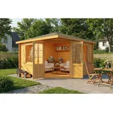 Alpholz Gartenhaus 3,75 x 3,75 m Braun