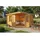 Alpholz Gartenhaus 3,75 x 3,75 m Braun