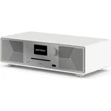 Sonoro MEISTERSTÜCK (Gen.2) Kompaktanlage mit CD Player (Airplay, Google Cast, Spotify, FM, DAB+) Matt Weiß