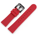 TW Steel Marc Coblen Armband Uhrenband Uhrenarmband Silikon 22 MM Rot SB_R_B